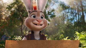 Chickenhare in Chickenhare And The Secret Of The Groundhog, directed by Benjamin Mousquet. Copyright: Miracle/iHeart Cinema. All Rights Reserved.