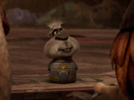 The Groundhog in Chickenhare And The Secret Of The Groundhog, directed by Benjamin Mousquet. Copyright: Miracle/iHeart Cinema. All Rights Reserved.