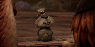 The Groundhog in Chickenhare And The Secret Of The Groundhog, directed by Benjamin Mousquet. Copyright: Miracle/iHeart Cinema. All Rights Reserved.
