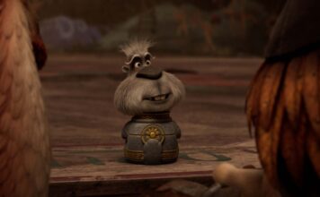 The Groundhog in Chickenhare And The Secret Of The Groundhog, directed by Benjamin Mousquet. Copyright: Miracle/iHeart Cinema. All Rights Reserved.