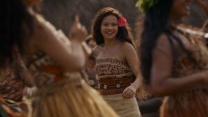 Catherine Laga'aia as Moana in Moana, directed by Thomas Kail. Copyright: Disney Enterprises, Inc. All Rights Reserved.