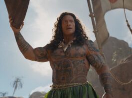 Dwayne Johnson as Maui in Moana, directed by Thomas Kail. Copyright: Disney Enterprises, Inc. All Rights Reserved.