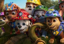Film Review of the Week 3 August 2026 PAW Patrol: The Dino Movie, directed by Cal Brunker. Copyright: Paramount Pictures. All Rights Reserved.