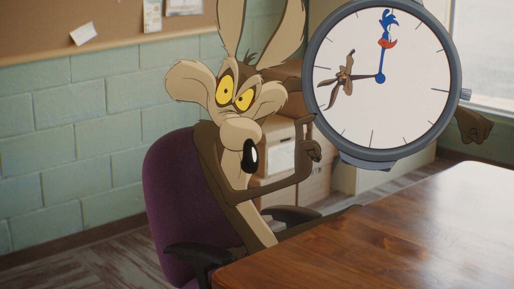 It's alway Road Runner hunting time for Wile E. Coyote in Coyote Vs ACME, directed by Dave Green. Copyright: Altitude Film Distribution.. Rights Reserved.