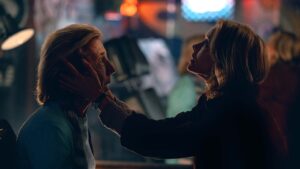 Lin Shaye as Elise Rainier and Amelia Eve and Gemma in Insidious: Out Of The Further, directed by Jacob Chase. Photo: Narelle Portanier. Copyright: Screen Gems/CTMG, Inc. All Rights Reserved.
