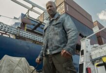 Film Review of the Week 17 August 2026 Jason Statham as Cole Reed in Mutiny, directed by Jean-François Richet. Photo: Dan Smith. Copyright: Lionsgate. All Rights Reserved.