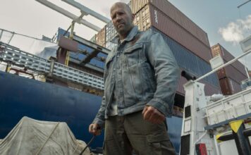 Film Review of the Week 17 August 2026 Jason Statham as Cole Reed in Mutiny, directed by Jean-François Richet. Photo: Dan Smith. Copyright: Lionsgate. All Rights Reserved.