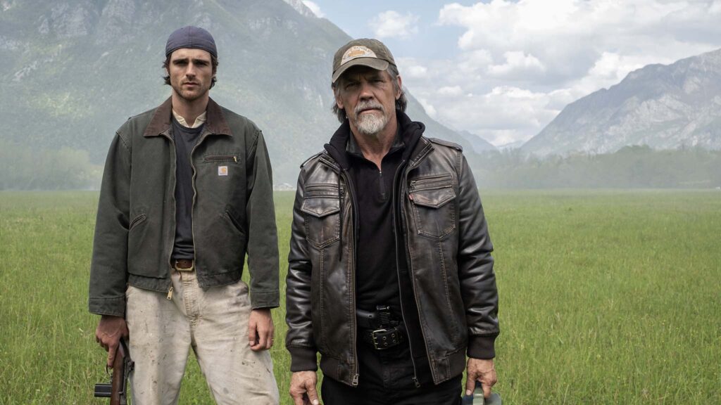 Jacob Elordi as Hig and Josh Brolin as Bangley in The Dog Stars, directed bY Ridley Scott. Photo: Fabio Lovino. Copyright: 2026 20th Century Studios. All Rights Reserved.