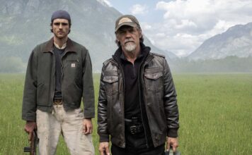 Top 3 Films of the Week 24 August 2026 Jacob Elordi as Hig and Josh Brolin as Bangley in The Dog Stars, directed bY Ridley Scott. Photo: Fabio Lovino. Copyright: 2026 20th Century Studios. All Rights Reserved.