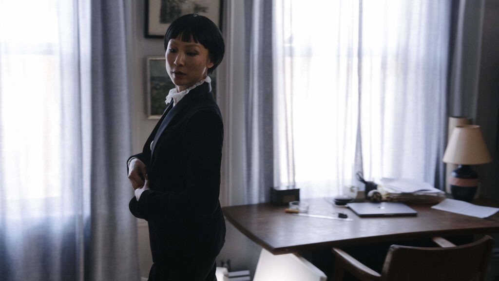 Greta Lee as Gloria in Late Fame, directed by Kent Jones. Photo: Atsushi Nishijima. Copyright: Late Fame LLC. All Rights Reserved.