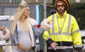 Film Review of the Week 19 October 2026 Morgana Robinson as Julie and Sacha Baron Cohen as Ali G in Ali G: Who Iz I?, directed by Sacha Baron Cohen. Copyright: Amazon Content Services LLC. All Rights Reserved.