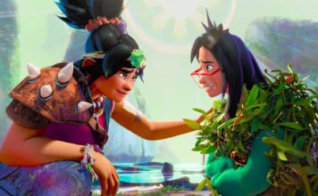 Film Review of the Week 12 October 2026 Jo (voiced by H.E.R.) and Raissa (Liza Soberano) in Forgotten Island, directed by Joel Crawford and Januel Mercado. Copyright: DreamWorks Animation. All Rights Reserved.