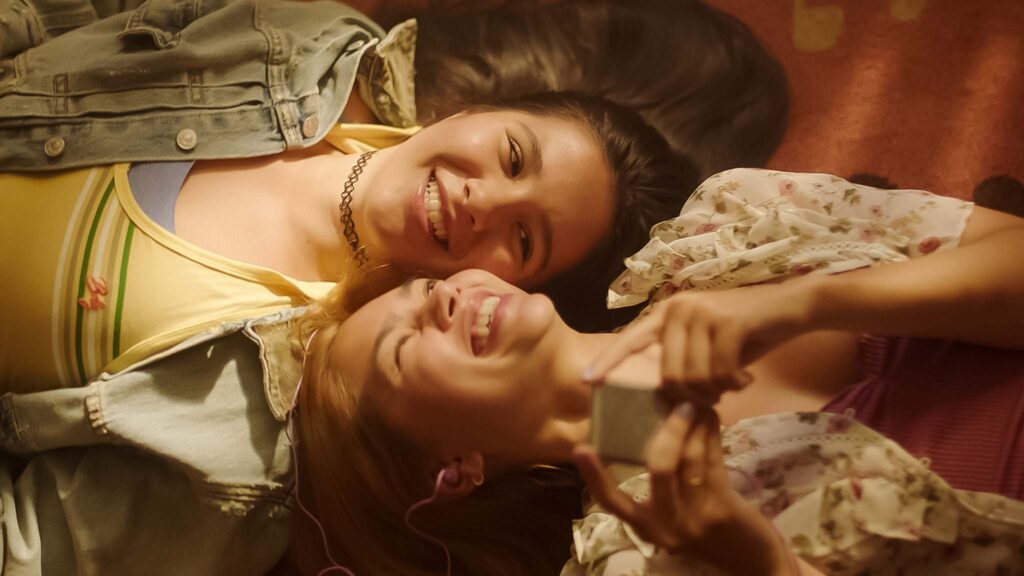 Maya Da Costa as Coley and Myra Molloy as Sonya in Girls Like Girls, directed by Hayley Kiyoko. Copyright: Focus Features LLC. All Rights Reserved.