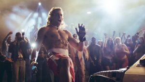 Noah Centineo as Ken Masters in Street Fighter, directed by Kitao Sakurai. Photo: Brook Rushton. Copyright: Paramount Pictures, Capcom and Legendary. All Rights Reserved.