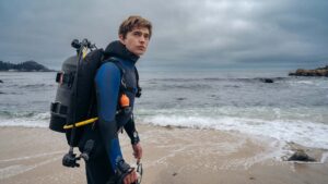 Austin Abrams as Jay Gardiner in Whalefall., directed by Brian Duffield. Photo: Jennifer Clasen. Copyright: 20th Century Studios. All Rights Reserved.