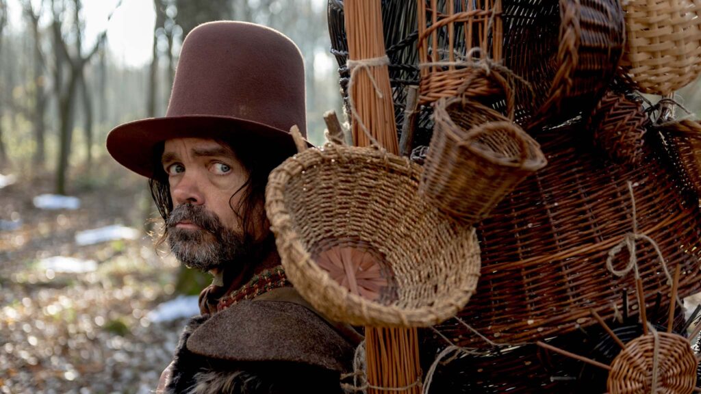Peter Dinklage as the Basket Weaver in in Wicker, directed by Alex Huston Fischer and Eleanor Wilson. Copyright: Black Bear. All Rights Reserved.